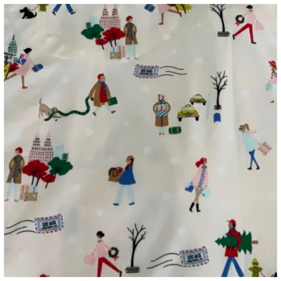 Kate Spade Blush Christmas Pajama Set Size Large  ♠️ - Picture 8 of 10